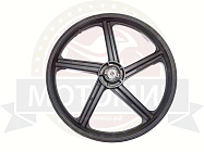 Обод 18" передний литой,  диск. тормоз 1,6-18  Cobra Crossfire  черный (4 отв.)