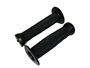 Грипсы для велосипеда 130мм, резина, с упором (d-22,2), черные