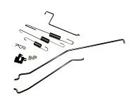 Пружины и тяги управления карбюратором 2V80F с сухариками