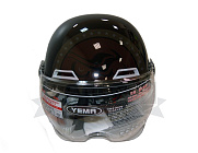 Шлем открытый YM-351_7 "YAMAPA", белый, черный, размер S, летний (NEW) (12 шт. в упак.)