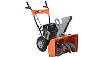 Снегоуборщик GаrdenPro  6,5 лс, KCM22В, руч+ эл. старт, 4+1, LONCIN H200, 560мм, 13" ЦЕЛЬНЫЕ КОЛЕСА