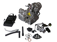 Двигатель 4т. 449 см3 194MQ, NC450, ZONGSHEN, 4х клап., эл, жидк. охл.