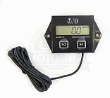 Счетчик моточасов/Тахометр электрон для 2х и 4х такт двигателей (с проводом, сигналсервис)