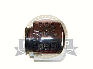 Фильтр воздушный нулевого сопротивления  d=38 мм ЦИЛИНДР КОРПУС  ХРОМ (НАБОР)