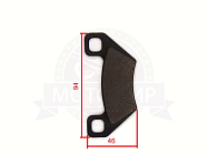 Колодки тормозные дисковые ATV 250-700 (ArtiC Cat) (1171)