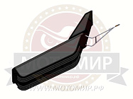 Сани волокуши снегоходные 1900 с отбойником, демпфером, накладками (2120х980х670)