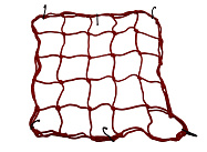 Сетка для крепления багажа красная (4мм, 40х40см) мет.крючки 57030, HF111126, RSCN-002