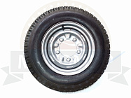Колесо 12 " в сборе  5,00 -12 (диск 4,00В-12, ET24) Аякс, ступица 5 отв. (пришли ккк 38180)