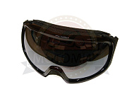 Очки DEX YH-29 (незапотевающие эластичные очки, с черной резинкой  и черными линзами)