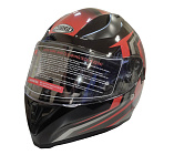 Шлем интеграл COBRA EC H128, серый/оранж, серый/син, черн/крас, черн/лайм, черн/оранж, размер L