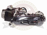 Двигатель скутер 4х такт. GY6-80 (короткий 10") 70 см3 (дл. ось на 2 амортизатора)