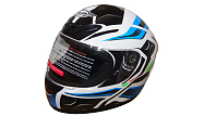 Шлем интеграл FALCON XZF07 BLUE,WHITE размер L (63-64)