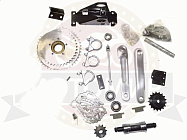 Редуктор понижающий F50-80  ТИП1 (ПОЛНЫЙ КОМПЛЕКТ) позв при работающ. двиг-ле  перекл. скорости