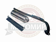 Глушитель ATV RIDER 110 / 125 в сборе с коленом