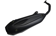 Глушитель скутер TRACER ADV в сборе с коленом (Е113)
