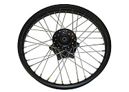 Обод 19" передний спицы,  диск. тормоз 1,85-19  COMBAT 400 черный (ось 15мм) 6 отв