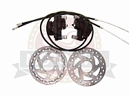 Тормоз дисковый передний в сборе ATV NITRO, ORION типа вело 120мм Тормоз дисковый передний в сборе ATV NITRO, ORION типа вело 120мм