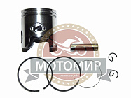Поршень 47,00 мм 2 такт.скутер Yamaha JOG70 3KJ (кольца, палец d10мм, стопор. кольца)