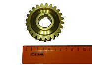 Шестерня червячного редуктора снегоуборочной л.с. машины 24 зуб. D22