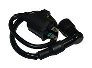 Катушка зажигания скутер GY6-50/150 (QT-4, -10, -18) DIO50 (2 конт. малая) .PANTERA 250