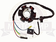 Зажигание Honda Lead 90, GY6-50 голое (без маховика) (статор 5+1 катушек) Зажигание Honda Lead 90, GY6-50 голое (без маховика) (статор 5+1 катушек)