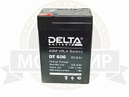 Аккумулятор  6В   6 А/ч, кислотный AGM (Delta DT 606)  для электро машинок (70*47*101)