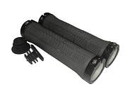 Грипсы для велосипеда 130мм, нейлоновые накладки, серые