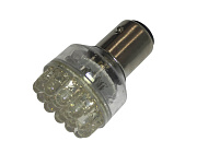 Лампа светодиодная (LED) 12V  (BAY15d)  T25  24SMD  P21/5W  1157 2-конт белая