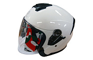 Шлем открытый SHIRO SH-451, SOLID, цвет WHITE, размер XL