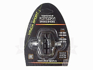 _Колодки тормозные BMX 40мм, черные, пара, инд.уп. Vinca Sport (VB 213)