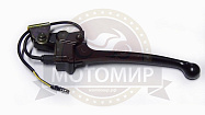 Рычаг тормоза скутер CITY левый в сборе с кронштейном