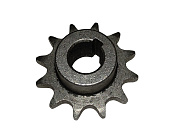 Звезда 12 зуб. (428) цепи, 12.7шаг, на вал d16мм, h20мм, шпонка 5мм, мотобуксировщик Сигма 3