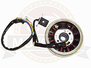 Зажигание 4х т GY6-125/150 в сборе с маховиком 10+1 катушек (1803103)