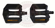 Педали Вело пластик, платформа 119х100мм, ось 9/16", черные (VP-151)