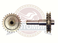 Вал отбора мощности МБ-2М с звездой 2х рядной 5-19