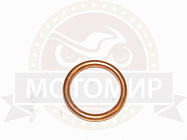 Прокладка глушителя (кольцо) D30мм d22.5мм, GY6-60/150, Yamaxa медная (малая) Прокладка глушителя (кольцо) D30мм d22.5мм, GY6-60/150, Yamaxa медная (малая)