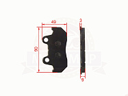 Колодки тормозные дисковые Honda CL Brakes 2289