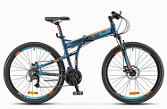 Велосипед 26" STELS Pilot-950 MD (рама ал. 17.5"/19", 21ск, мех.диск.тормоза) темно-синий