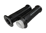 Ручка руля левая (резиновая) + правая (газа) MIRAGE 250 (ТЭККЕН) (140131143-0001 + 140120923-0001)