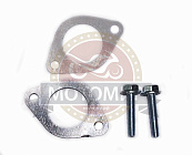 Проставка карбюратора (теплоизолятор) КАYO YX 140 cм3, TTR125 (d28мм h 5мм) (+прокладка+винты)