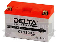 Аккумулятор 12В  9 А/ч, кислотный AGM ( DELTA СТ 1209)  150x86x108 прямая полярность (НАБОР)