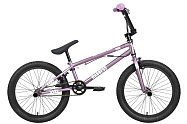 Велосипед 20" Stark'24 Madness BMX 2 (рама ст.,клещ. торм.,гироротор) фиолетово-серый/перламутр/черн