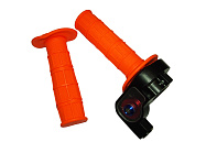 Ручка руля правая (газа) TTR 50-250 в сборе (с резинкой) короткоходая с корпусом + ручка лев (38386) Ручка руля правая (газа) TTR 50-250 в сборе (с резинкой) короткоходая с корпусом + ручка лев (38386)