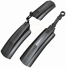 Крылья велосипедные 24"-26" для широких колес, фэтбайк, 3-х составные  (пара) пласт. HN 58