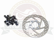 Тормоз дисковый (суппорт  F160/R140 + диск 140 мм)