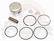 Поршень 54,00 мм 4 такт. YBR125 (кольца, палец d15мм, стопор. кольца)