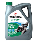 Масло TAKAYAMA PОWER,  4T 5W40  ATV/UTV SN MA-2 синтетика, 4 литра  6056120