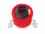 Фильтр воздушный нулевого сопротивления  d=38 мм ЦИЛИНДР поролон (НАБОР)