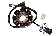 Зажигание CB250, Zongshen ZS 172FMM-5 голое (без маховика) (8 катушек) (статор) 100056052-0001)