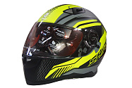 Шлем интеграл SHIRO SH-881sv, MOTEGI 2, цвет MATT BLACK FLUOR YELLOW, размер L Шлем интеграл SHIRO SH-881sv, MOTEGI 2, цвет MATT BLACK FLUOR YELLOW, размер L